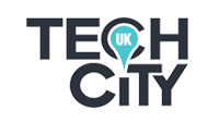 Tech City Logo showing Satchel as part of Upscale in 2016