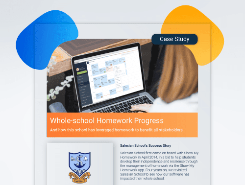 Salesian school case study where the school discuss their use of Show My Homework, part of Satchel One