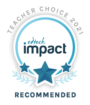 Edtech Impact Recommended badge showcasing Satchel One as a recommended tool by the independent reviews site